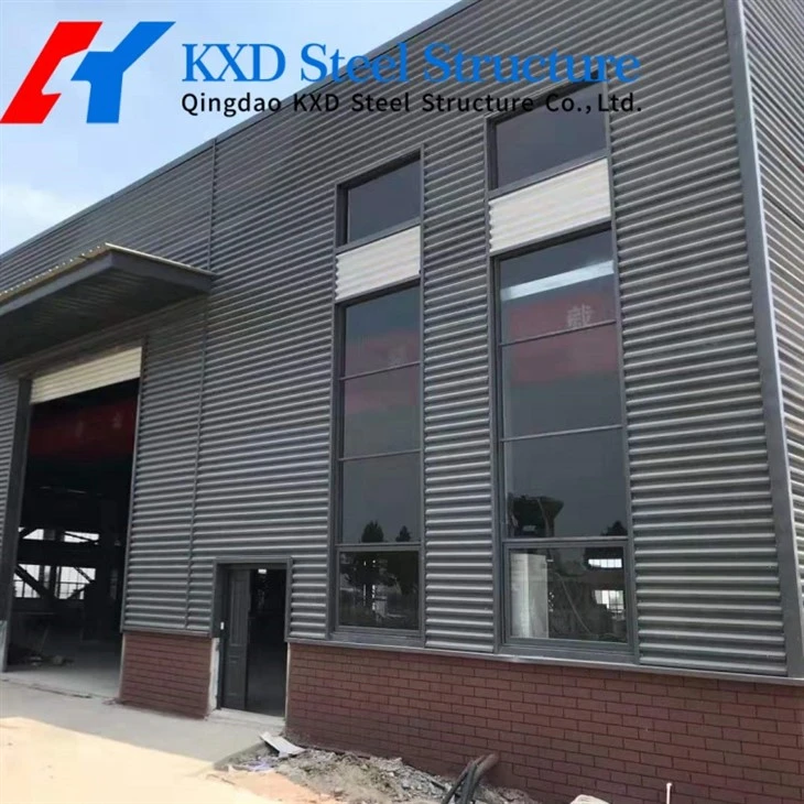 Kev Lag Luam Kev Lag Luam Tsim Q235 Q355 H Tshooj Lub Teeb Steel Structure Tsev